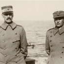 King Haakon and Crown Prince Olav on board the Devonshire headed for England (Photo: The Royal Court Photo Archives)